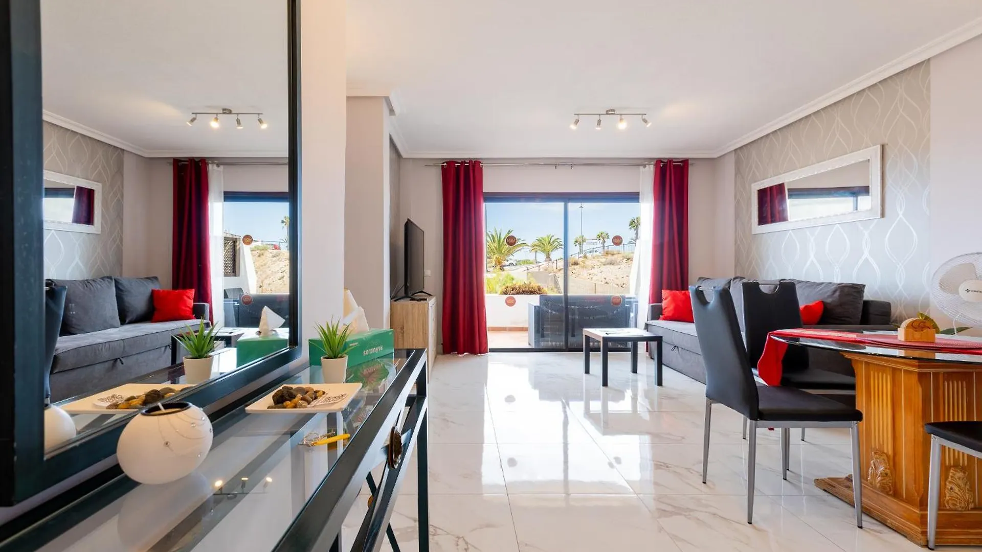 Modern Apartment In Golf Del Sur, Ac237, Tempered Pool And Ocean View San Miguel de Abona 0*,